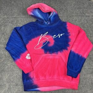 CNCO BESO long Sleeve Hoodie Sweatshirt Size: Small. Multicolor. Tye Die.
